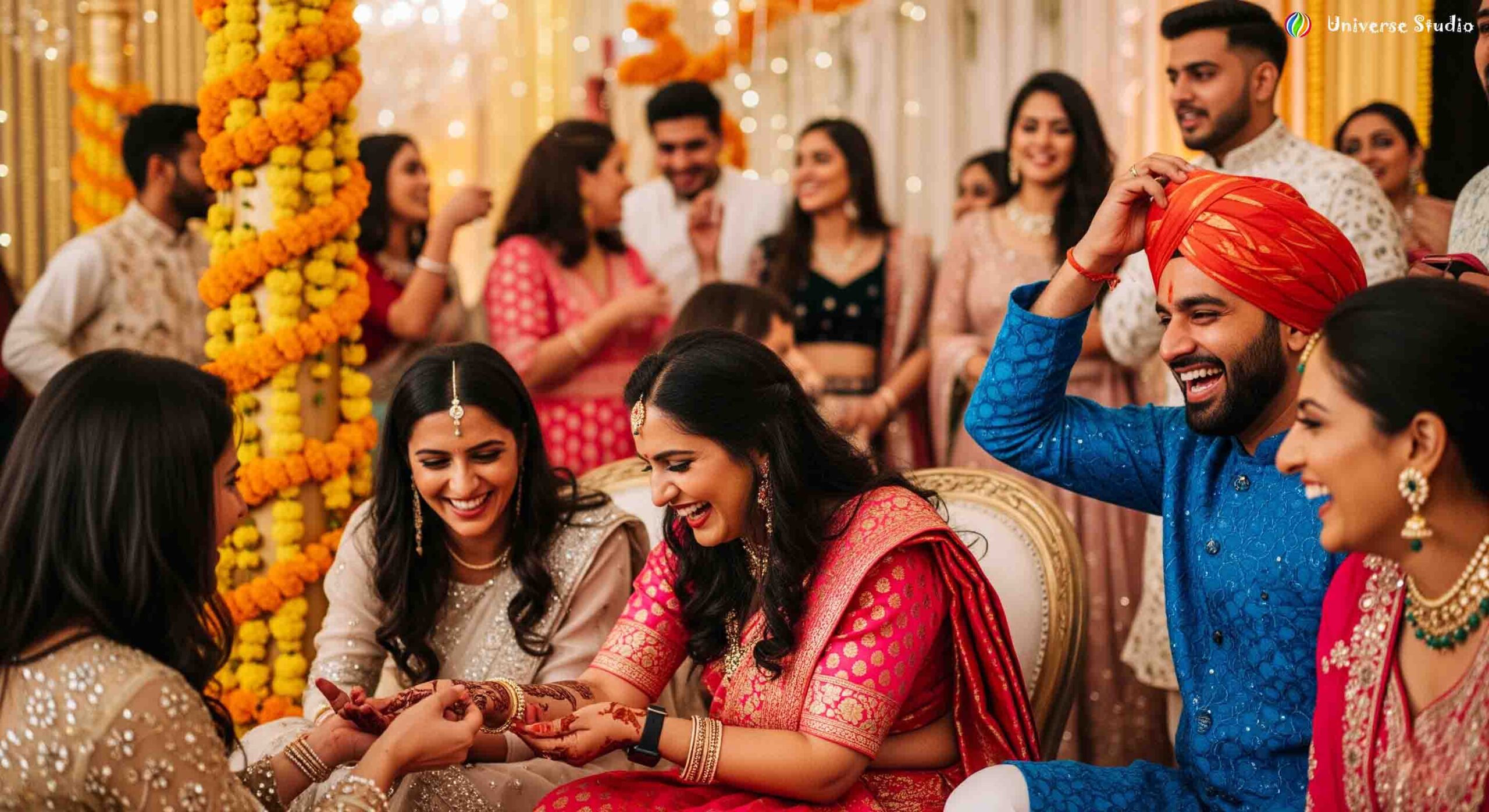 Professional Sangeet event photography in Maunath Bhanjan – Universe Studio